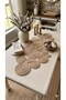 Olva 90X40Cm Jute Rope Living Room Kitchen Table Runner, Wicker Runner, Premium & Handmade - 3