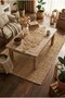 Pointy 90X35Cm Wicker Jute Rope Living Room Coffee Table Cover Kitchen Tablecloth Runner - 2