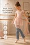 Original 7-12 Years Old Girls' Leggings Socks - Premium Acrylic Knit Special Design for Kids Ballet Dance Gymnastics Leg Warmer Foot Warmer Children's Leggings - Gray - 4