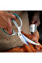 Blue Seiko stainless steel blue gradient kitchen scissors Chicken duck fish bone kitchen tools outdo - 2