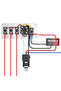 4 in 1 True Carbon Fiber 12V Racing Car Ignition Switch Panel Engine Start Stop Ignition Push Button - 2
