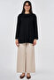 Punto Stitched Combed Cotton Sweatshirt Black - 3