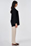 Punto Stitched Combed Cotton Sweatshirt Black - 6
