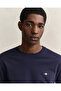 Men's Navy Blue Regular Fit T-Shirt - 5