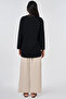 Punto Stitched Combed Cotton Sweatshirt Black - 5