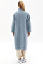 Premium Wool Double Sided Coat Aviator Blue - 7