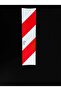 Vehicle Warning Sign-Tüvtürk Approved- 56.5 X 14 cm 2 Pieces Red-White (Metal) - 2