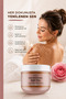 Body Scrub Nourishing, Moisturizing and Purifying, Shea Sugar Scrub 300 ml (Night Rose) - 5