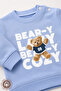 Baby Boy Teddy Bear Printed 100% Cotton 6-9-12 Months Top and Bottom 2-Piece Baby Boy Set - 3