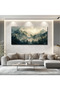 Forest Fog Canvas Wall Art (60x120 cm Wrap Framed) – Modern Landscape Painting for Home Decor - 3