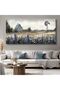 Sea of Flowers Wall Art Nature Landscape Wrap Framed 60x120 cm - 2