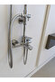 E.C.A Lite Bathroom Faucet + Tema 53260 Quadro Rain Practical Shower System - 4