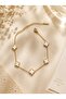 Steel White Minimal Clover Bracelet