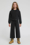 9-14 Years Old Twlight Spark Girl's Suit-Black