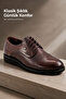 Men's Leather Classic Brown Shoes Comfortable for Daily and Office Use