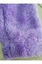 Girl's Plush Cardigan – Soft Winter Cardigan with Hood and Zipper Pockets in Purple Cream Color - 6