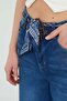 High Waist Jean with Belt Detail - 5