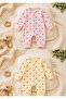 100% Cotton Daisy Patterned 3-Piece Jumpsuit - 7