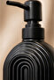 Striped Bohemian Minimal Glass Liquid Soap Dispenser - 250ml - 14X6X5.5 Cm-350 ml - 3