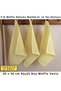 Luxury Kitchen Towels 3 Pieces - High Quality, 100% Cotton, 30X30 Cm, Waffle Weave Hand Face Guest Towels Washcloth Towels - 3