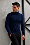 Men's Slimfit Turtleneck High Neck Sweater - 2