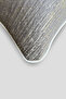 Cushion Cover Plain Jacquard - Double-Sided Piping 45X45 cm Earth Color - 3
