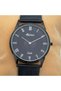 Adorn Sleek Noir Men’s Watch – Elegant Black Dial & Black Strap | Stylish Analog Wristwatch for Men | Elegant Formal & Casual Watch
