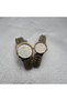 Adorn Classic White & Gold Couple Watch Set – Matching White Dial & Gold-Tone Watches | Elegant Couple Gift Set | Stylish Watches for Men & Women | Perfect for Special Occasions