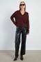 Basic V-Neck Casual Sweater - 3