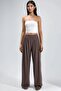 Busem Pleated Wide-Leg Pants with Pockets - 8