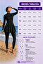 Semi-Closed Tights Zippered Hijab Swimsuit Black - 7