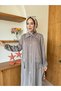 Tencel Shirt with Collar Pockets and Button Detail, Two-Piece Set - 3