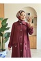 Tencel Shirt with Collar Pockets and Button Detail, Two-Piece Set - 7