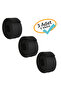 3 Pieces Multi-Purpose Rubber Edge Protector Black (6 Meters)
