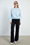 3 Yarn Basic Crew Neck Oversize Sweatshirt - 5