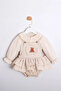 6-18 Months Happy Bear Baby Girl Set-Blue