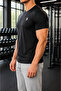 3-Pack Men's Black Sports T-Shirt- Slim Fit Training Top - 4