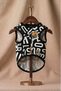 Black True Color Teddy Bear Patterned Cotton Cat Dog T-Shirt - 3