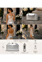 Silver Color Skin Fabric Evening Dress Clutch Chain Strap Handheld Wedding Engagement Evening Bag