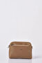 Shoulder Bag with Logo Mink
