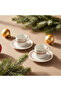 Mental 2-Person Coffee Cup Set Gold (with Turkish Coffee Gift)