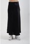 Black Satin Bias Skirt - 5