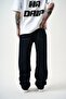 Men's Washed Baggy Trousers Navy Blue - 4