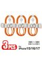 1m 3PCS-Orange 3Pcs 1M 60W Type-C Braided Fast Charging Cable Durable Weave USB-C Data Cord For iPho - 2