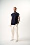 Men's Basic Zero Sleeve Oversize T-Shirt Indigo - 5
