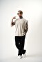 Men's Basic Zero Sleeve Oversize T-Shirt Bone - 5