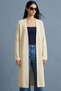 Gerp Soft Textured Comfortable Fit Low Long Sleeve Knitwear Women's Cardigan & Jacket & Hijab Cardigan - Ecru - 8