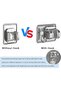 Adjustable Shower Head Holder with Hook,Waterproof Adhesive Handheld Shower Bracket,Silver - 4
