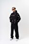 Men's Far from Basic Printed Hooded Oversize Hoodie Black - 6