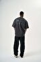 Men's Printed Oversized Da Vinci T-Shirt Smoke - 6